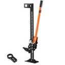 VEVOR Farm Jack, 42" Utility High Lift Farm Jack, 3.18 Ton (7,000 lbs) Capacity Ratcheting Off Road Utility Jacks, Heavy-Duty Lift Jacks with 5.12"-36.6" Lifting Range for Tractor, Truck, SUV