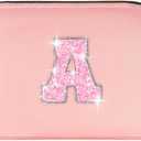 Uygafly Graduation Gifts for Teens Kids Daughter Sister Her - Birthday Gifts for 3 4 5 6 7 8 9 10 11 12 13 Year Old Girls,Fanny Pack Crossbody Bag Belt Bag Cute Trendy Stuff | Peach,Initial A