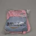 Woven Cotton Rope Storage Basket with Handles for Organizing Shelves Closet Small Cat Dog Pet Toy Baskets Box Bin Decorative Rectangle Baby Nursery basket Gift Basket Empty Light pink