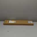 100% Privacy L-Shaped Blades Mini Blinds for Indoor Windows 1" Vinyl Cordless Window Blinds for Home, 24" W  64" H - White