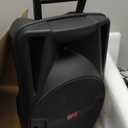 QFX PBX-800TWS 8-Inch TWS Bluetooth Stereo PA System with 2 8" Speakers, 2 Microphones, 2 Stands, and a Remote Control