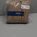 Bedsure Linen Duvet Cover Queen Size - Linen Cotton Blend Bedding Set, Soft & Cozy, 3 Pieces, 1 Duvet Cover 90x90 Inches and 2 Pillowcases, Brown Color Cooling Bedding, Comforter Sold Separately, Size: Queen (90" x 90")
