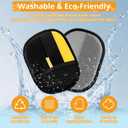 3 x 4 Pack Pet Hair Removal Glove,Efficient Pet Hair Remover for Dogs and Cats,Gentle Dog Hair Remover and Cat Hair Remover,Soft Pet Hair Remover Glove for Furniture and Clothing,Hair Removal Glove