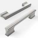 10 Pack 5 Inch(128mm) Brushed Satin Nickel Kitchen Cabinet Handles, Cabinet Pulls, Drawer Handles, Dresser Pulls