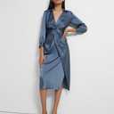 Satin Twist Dress | XL