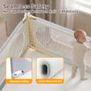 3-Sides King Size Bed Rails for Toddlers, Baby Bed Rail Guard for Kids | Headboard Rod, No-Drill, Height Adjustable, No-gap Safety, Single Side Lift, Children Lock, Storage Pockets, Breathable Mesh