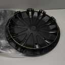 Hubcaps Wheel Covers Fit for 2016-2022 Toyota Prius & 2017-2022 Prius Prime & 2020-2024 Corolla Hybrid Wheel Rim Covers, Snap On Installation (15-inch Set of 4 Pcs) (GlossyBlack)