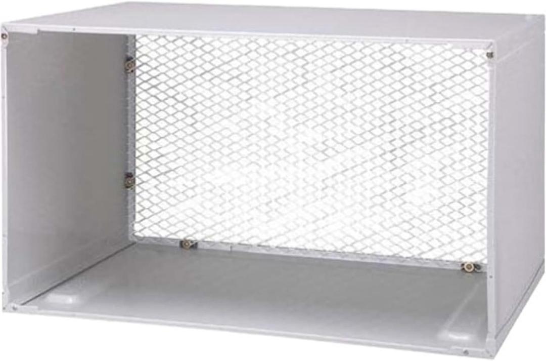 LG Stamped Aluminum Rear Grille for 26-Inch Wall Sleeve for Through-the-Wall Air Conditioners, Optional Accessory for AC Wall Sleeve, Durable Protection for Wall Mounted AC Unit, Silver Metallic