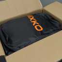 AUXKO 15 Cu.Ft Waterproof Rooftop Cargo Carrier for Cars/SUVs/Trucks, Foldable Soft Shell Roof Bag with Night-Reflective Strip, 6 Adjustable Bungee Straps & Door Hooks, Combination Lock, Anti-Slip Mat