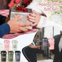 Honeydak 10 Pcs Social Worker Gifts Employees Appreciation Gifts Bulk 12oz Stainless Steel Social Worker Coffee Mugs Insulated Coffee Cups with Lids for Women Men Volunteers Employees(Fresh Style)