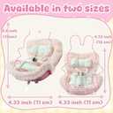 Car Seat Protective Show Accessories - 6.7in / 5.9in Doll Storage - La Boo-Boo Doll  Real Original (White)