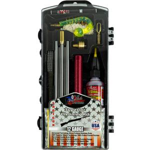 Pro-Shot Gun Cleaning Kits: Universal, Rifle, Pistol, and Shotgun Cleaning Kits with Premium Stainless Micro-Polished Rods, Brushes, Jags, Patches, CLP & Grease  Made in USA