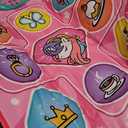 Unicorn Dance Mat, Dance Mixer Rhythm Step Play Mat, Pink Dance Pad with LED Lights, Adjustable Volume, Built-in Music, 5 Game Modes, Xmas B-Day Gifts for 3-12 Years Old Girls Toys (Multicolor)