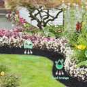 8' x 2' Recycled Rubber Mulch Mat Roll, Permanent Mulch Walkway Pathway, Garden Edging Border for Plants, Vegetables & Flower, Reusable Rubber Mat for Landscaping, Outdoor and Playground (EXP 09/03/26)
