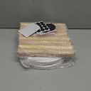 Wooden Step Stool for Kids, Children's Stool Matched Sensory Table, Children Sitting Stool with Assembled Four-Legged, Multi-Purpose Kids Chairs for Bathroom Kitchen Bedroom, Natural Anti-Slip, 2 Pack