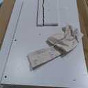 Tvilum 4-Drawer Desk, Modern White Office Writing Desk with Storage, Compact and Functional Desk for Home or Office