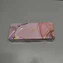 LANDOT Mini Hair Straightening Brush - Compact Ionic Straightening Brush for Frizz-Free Smooth Hair, Lightweight Hot Comb & Travel-Friendly Flat Iron, Blush