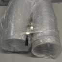 5" x 10' Heavy PVC Dust Collection Hose, Puncture Resistant PVC Dust Collection Hose, Flexible Clear PVC Fume Collection Hose with Carbon Steel Wire Coil for dust collection systems