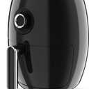 Compact Air Fryer Small, 2.1QT, 4-in-1 Small Mini Airfryer Compact, Bake, Roast, Reheat, 98% Less Oil, Adjustable Temperature & Timer, Quiet, Nonstick & Dishwasher Safe Basket, BPA-Free, Black