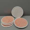 BlueStars 8 Pack Spinwave Replacement Mop Pads Compatible with Bissell Spinwave 2124 2039A 2039 2307 23157 20391 20399 Hard Floor Mop Cleaners - 8 Heavy Scrub Pads (Orange) - Washable & Reusable