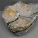 6 Pack Bamboo Bread Basket, 12" Round Stackable Gift Baskets, Woven Food Storage Serving Organizer for Vegetables Snacks Berry Fruit, for Kitchen Restaurant Centerpiece Display Party Wedding