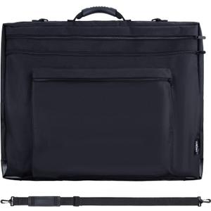 JJRING 20x26 Art Portfolio Tote Bag - Large Carrying Storage Case with Handle & Adjustable Shoulder Strap, Portfolio Folder for Artwork, Posters, Canvas, Drawing Boards (20''x26'')