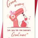 2 x Funny Mother’s Day Card for Wife, Humorous 1st First Mothers Day Card Gift for Mom, Unique Mothers Day Cards from Daughter Son