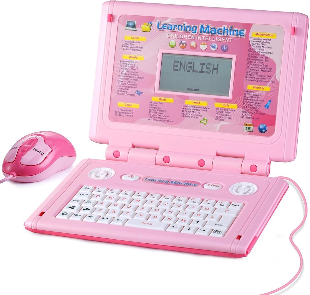 HAIOUMM Kids Educational Laptop with 65 Learning Modes for Ages 5+