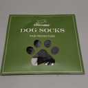 EXPAWLORER Anti Slip Dog Socks to Prevent Licking Paws, Dog Shoes for Cold Winter Snow, Dog Booties for Hardwood Floors, Dog Boots & Paw Protectors with Grippers for Small Medium Large Senior Dogs M (Black)