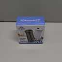 The Original Salt and Pepper Shakers set - Black & White - Spice Dispenser with Adjustable Pour Holes - Stainless Steel & Glass - Set of 2 Bottles