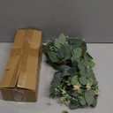 N MAGEAN Eucalyptus Leaves Stems 100 PCS, 4 Kinds Mixed Artificial Greenery Stems for Wedding Decor Vase Floral Arrangement Centerpiece