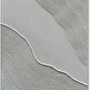 NANKAI Art Hand-Painted Modern Minimalist Abstract Art White Texture Oil Painting Large Home Wall Art Deco Oil Painting 45x30 inches (Nkhb178)