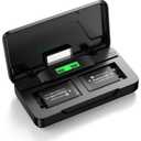 Battery and Dual Battery Charger for Canon PowerShot G7 X Mark III, G7 X, G7 X Mark II, G9 X, G9 X Mark II, G1 X Mark III, G5 X, G5X Mark II, SX740 HS, SX730 HS, SX720 HS, SX620 HS