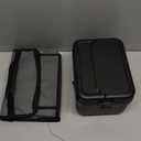 AERKINE Electric Lunch Box - Rechargeable 75W Self-Heating Food Warmer with 6.3 Cups(1.5L) Stainless Steel Container, Heated Lunch Box For Office, Picnic, Car & Outdoor Use(Black)