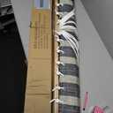 Quilted Outdoor Hammock with Spreader Bars - Heavy-Duty 450-Pound Capacity Double Hammock for Outside - Black and White