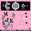 Straw Covers for Stanley Cup Accessories: Black Decorations for Stanley 30 oz & 40 oz Tumbler with Handle, Bling Letter Charms and Flower Silicone Straw Cap Topper, Trendy Stuff for Teen Girls & Women