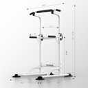 DONIUZ Power Tower Pull Up Bar and Dip Station, Multi-Function Home Gym, Strength Training Fitness Equipment, Height Adjustable