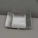 Makeup Mirror with Lights, 3 Color Lighting, Lighted Makeup Mirror, 10x 3X 2X Magnification, Vanity Mirror with 72LEDs, Touch Control, Dual Power Supply, Female Gift (White)