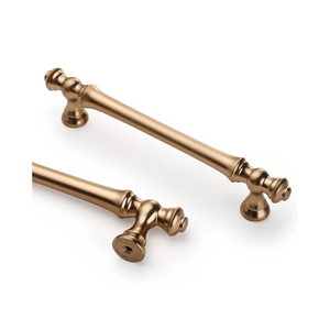 Asidrama 10 Pack 5 Inch(128mm) Champagne Bronze Kitchen Cabinet Handles,Brushed Brass Cabinet Pulls Kitchen Cabinet Hardware for Cupboard Gold Drawer Pulls