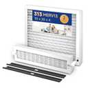 313 MERV 13 Air Filter 20x20x4 for AirPurifiers Model 1310 2310 3310 4300 Pleated HVAC AC Furnace Filter Replacement 2 Packs