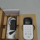 myQ Smart Garage Door Video Keypad with Wide-Angle Camera,Customizable PIN Codes,and Smartphone ControlTake Charge of Your Garage Access Works with Chamberlain, LiftMaster and Craftsman openers,White