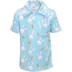 Unique Baby Moisture Wicking Kids Polo Shirts for Toddler Boys Polo Shirt (5T, Carrot)