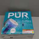 PUR Plus 7-Cup Water Filter Pitcher for Fridge, Cleaner, Great-tasting Water, Dishwasher Safe, Powerful Filtration, Change Light Indicator, LockFit Cap Design, White