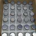 Tebery 30 Pack Glass Salt and Pepper Shaker Set with Stainless Steel Mushroom Top, 2.7oz Spice bottle for Kitchen, Restaurants and Catering, Classic Design