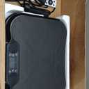 Vibration Plate Exercise Machine, Vibration Plate for Lymphatic Drainage Power Vibration Plate Machine Support 450 Lbs 250 Adjustable Speeds, Vibrating Plate Shake Plate Weight Loss (Black)