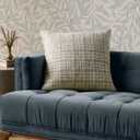 Loloi Chris Loves Julia Cricket Collection PCJ0013 Beige/Black 22'' x 22'' Cover Only Pillow