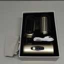 Cordless Hair Straightener Brush, 2 in 1 Curling & Straightening Brush with 200 Million Negative Ions, Mini Travel Hot Straightener Comb for Women, Fast Heating & Dual Voltage