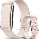 Smart Bracelet with Blood Oxygen/Blood Pressure Monitor, 60-Day Battery Health Fitness Tracker with 2 Bands,Lifetime Membership,Activity Tracking Heart Rate Sleep Monitor for Android iOS (Pink)