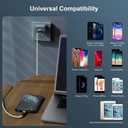 Essri 2Pack for iPhone Charger Cord 6FT, Lighting Cable 6 Feet to USB Charging Cable, Nylon Braided Charging Cord 6 Foot Compatible with iPhone 14 13 12 11 X XS XR 15 Pad -Light Green