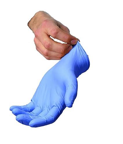 Key&Kastle Disposable Nitrile Gloves 12CT Blue